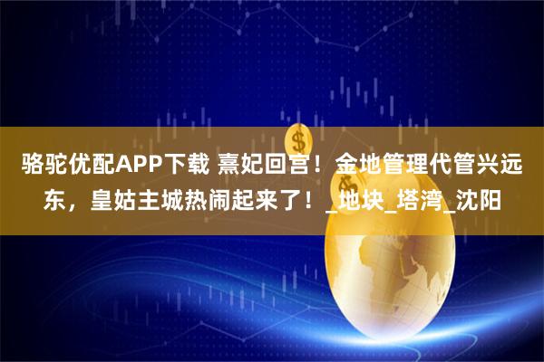 骆驼优配APP下载 熹妃回宫！金地管理代管兴远东，皇姑主城热闹起来了！_地块_塔湾_沈阳
